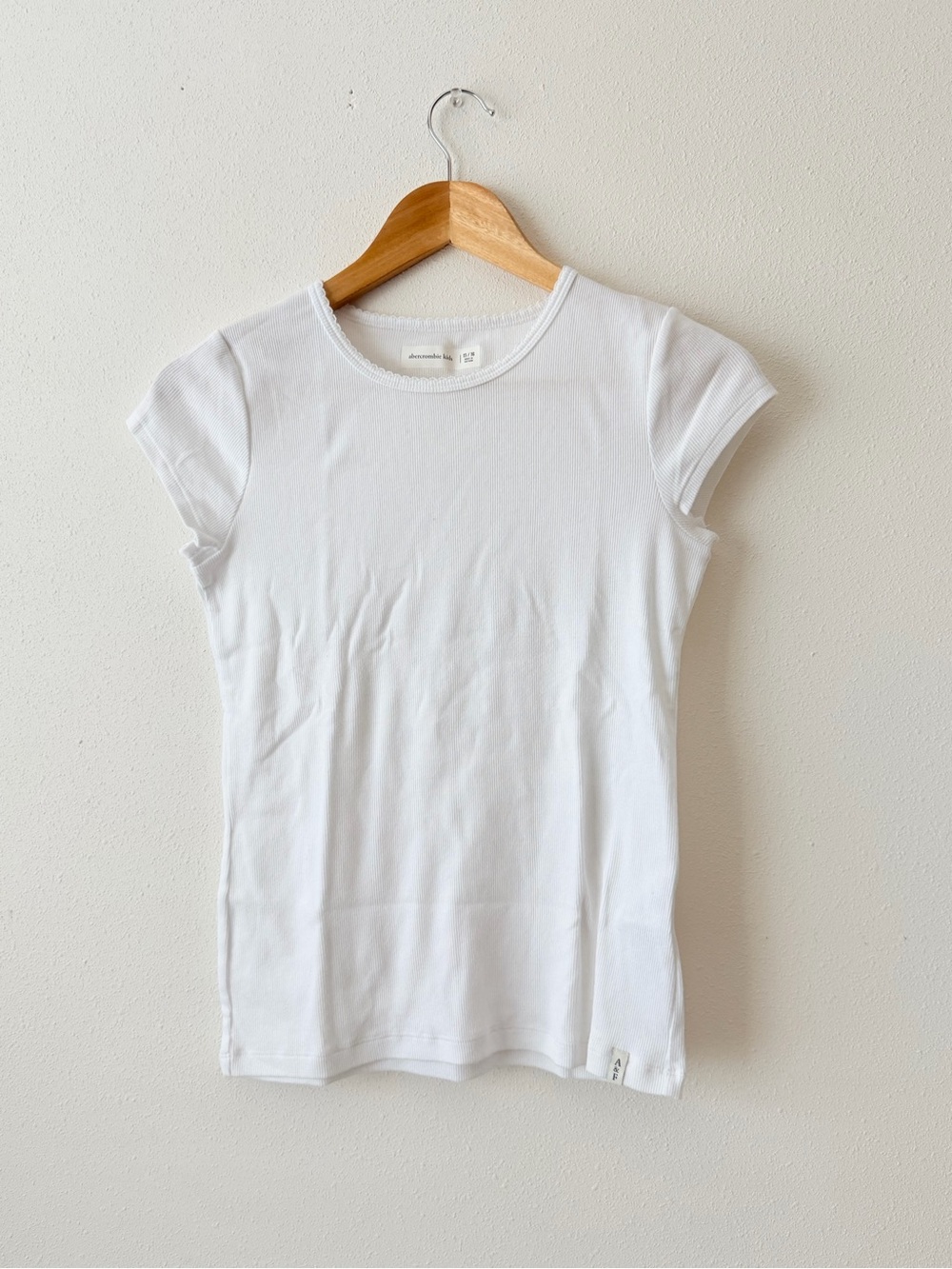 Abercrombie kidsBasics White Cap Sleeve Tee
